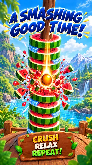 Stack Ball Fruit Crush screenshot